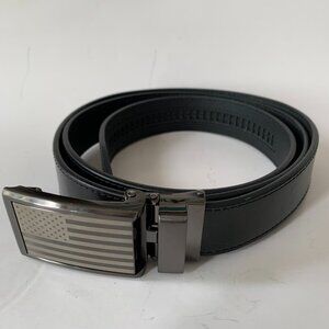 SLIDEBELTS CLASSIC AMERICAN FLAG BELT BLACK  Gunmetal buckle